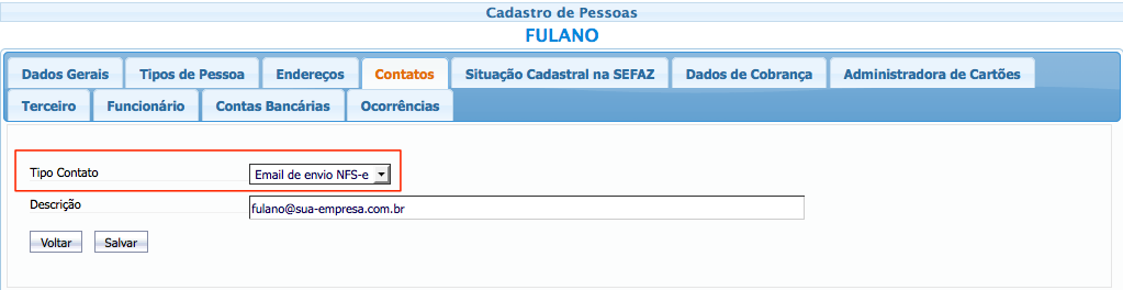 ERP - Envio De Notas Fiscais De Serviço Eletrônicas NFS-e